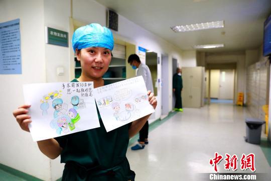 青海護士手繪人體局部解剖圖顯醫學大美