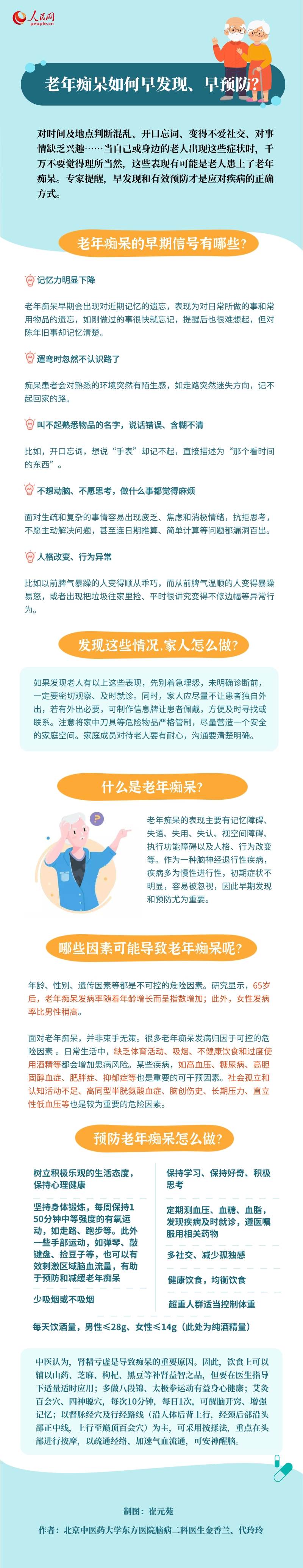 老年癡呆如何早發現、早預防？專家來支招