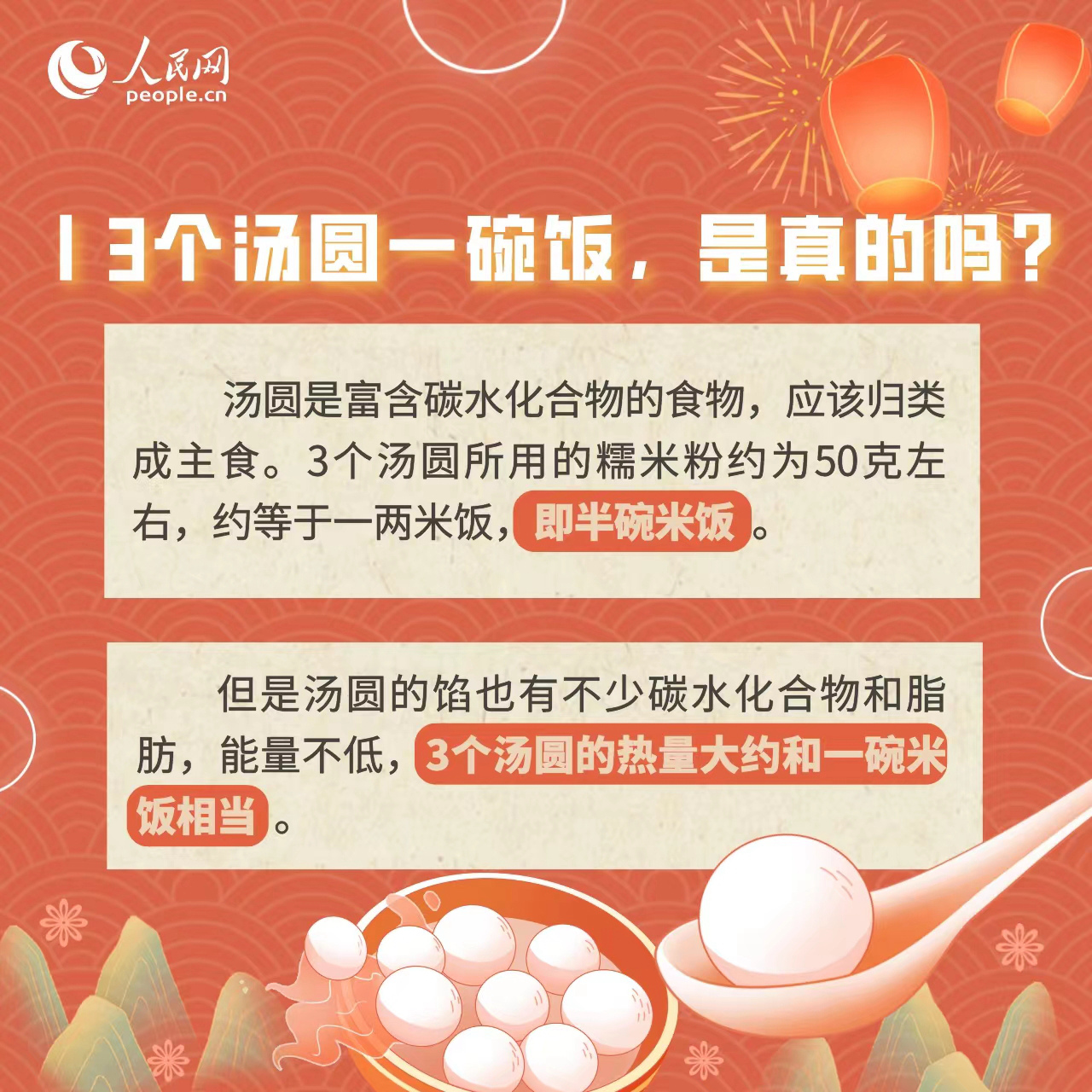 3個湯圓=1碗飯？關(guān)于湯圓的這些知識你了解嗎？