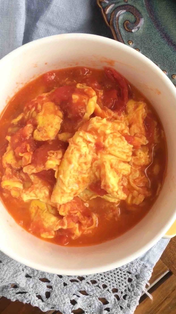 蕃茄烘雞蛋的做法-家常味炒菜譜