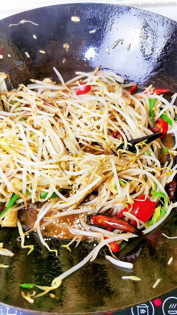 醋溜綠豆芽的做法-酸辣味炒菜譜