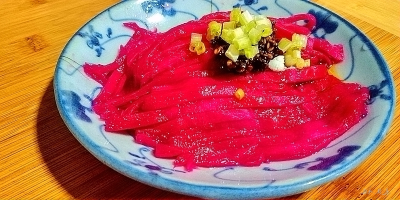 椒麻火龍果皮的做法-麻辣味拌菜譜