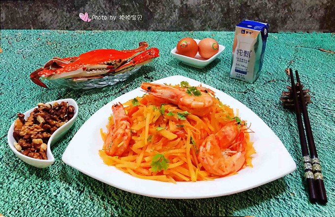 海蝦炒土豆絲的做法-咸鮮味炒菜譜-易網(wǎng)健康養(yǎng)生網(wǎng) 海蝦炒土豆絲的做法-咸鮮味炒菜譜