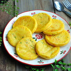 玉米發(fā)面餅的做法-家常味煎菜譜