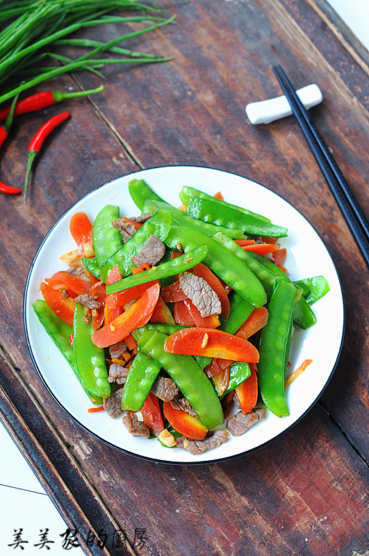 豌豆炒牛肉的做法-家常味炒菜譜-易網健康養生網 豌豆炒牛肉的做法-家常味炒菜譜