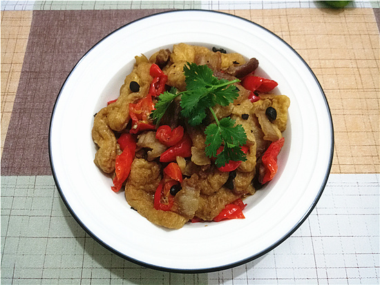 家鄉豆腐的做法-咸鮮味炒菜譜