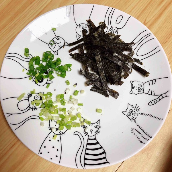 海米海苔豆漿蒸水蛋的做法-咸鮮味蒸菜譜