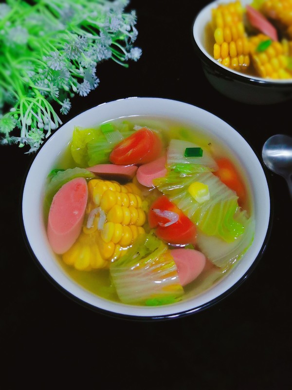 白菜玉米清脂養(yǎng)顏湯的做法-咸鮮味煮菜譜-易網(wǎng)健康養(yǎng)生網(wǎng) 白菜玉米清脂養(yǎng)顏湯的做法-咸鮮味煮菜譜