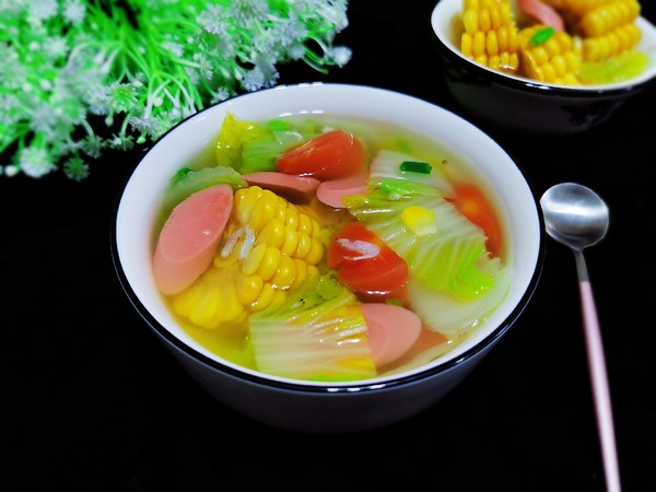 白菜玉米清脂養(yǎng)顏湯的做法-咸鮮味煮菜譜-易網(wǎng)健康養(yǎng)生網(wǎng) 白菜玉米清脂養(yǎng)顏湯的做法-咸鮮味煮菜譜