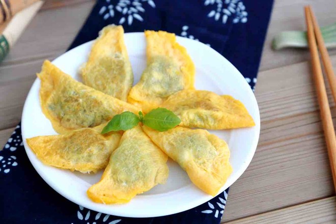 蛋餃的做法-咸鮮味煎菜譜