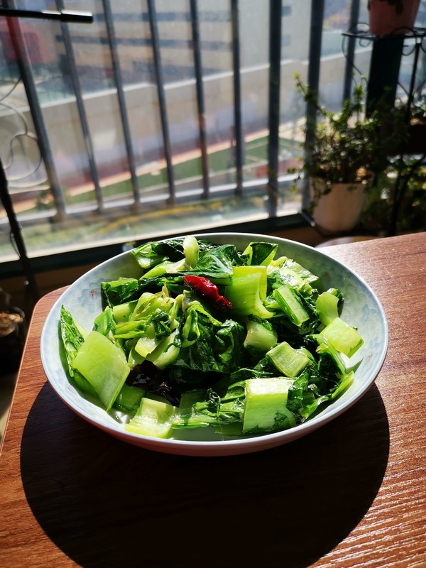 干椒炒苦菜的做法-家常味炒菜譜