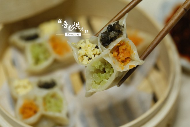 四喜蒸餃的做法-咸鮮味蒸菜譜-易網健康養生網 四喜蒸餃的做法-咸鮮味蒸菜譜