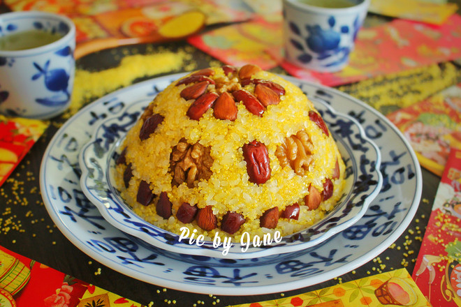 小米八寶飯的做法-甜味蒸菜譜-易網(wǎng)健康養(yǎng)生網(wǎng) 小米八寶飯的做法-甜味蒸菜譜