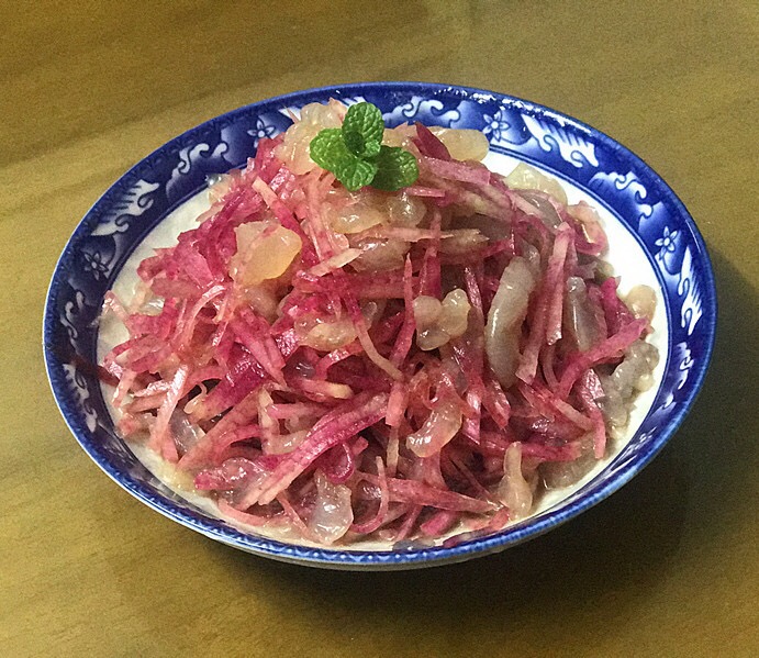 蘿卜絲拌海蜇的做法-家常味拌菜譜-易網(wǎng)健康養(yǎng)生網(wǎng) 蘿卜絲拌海蜇的做法-家常味拌菜譜