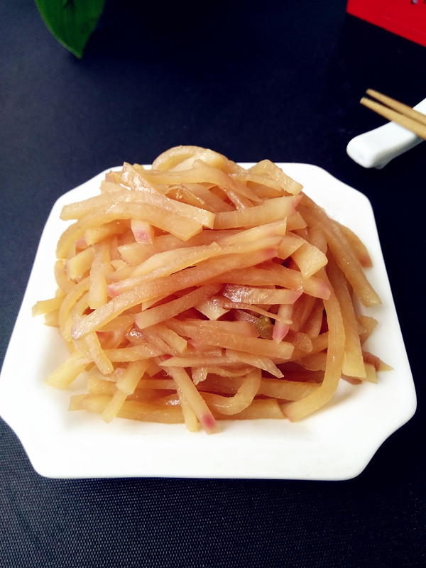 素菜葷做，肉味燒蘿卜的做法-家常味燒菜譜