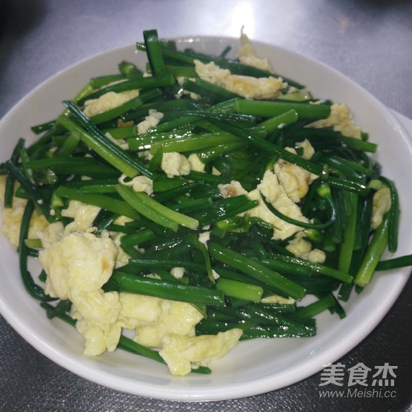 韭菜苔炒雞蛋的做法-家常味炒菜譜