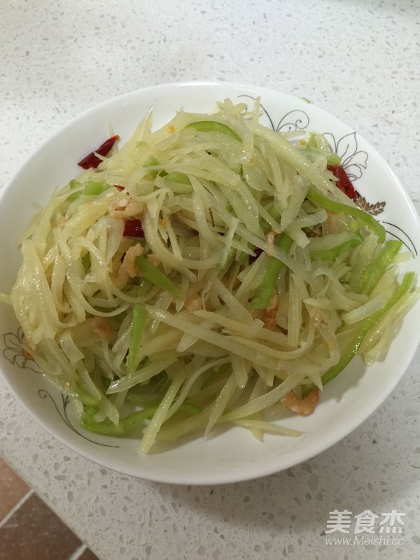 涼拌土豆絲的做法-酸辣味拌菜譜