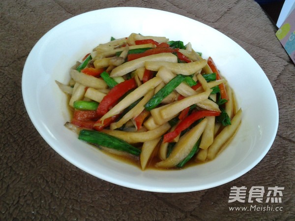 素炒杏鮑菇的做法-咸鮮味炒菜譜