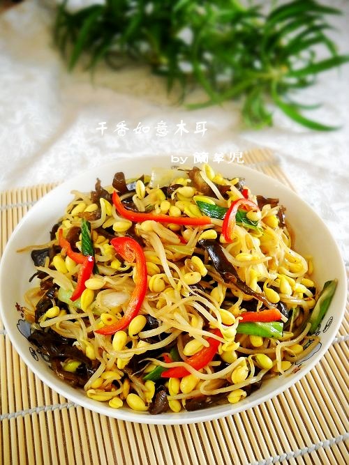 干香如意木耳的做法-家常味炒菜譜