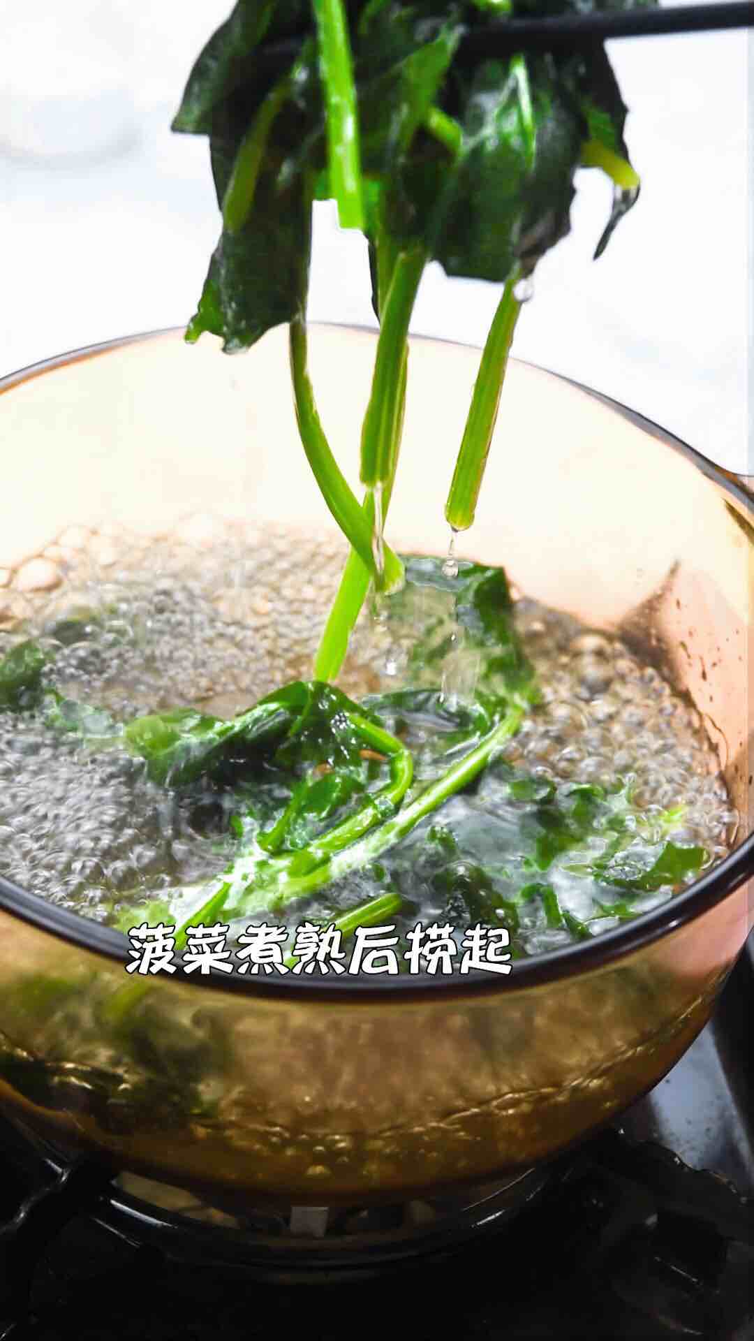 胡蘿卜菠菜蛋餅的做法-咸鮮味煎菜譜