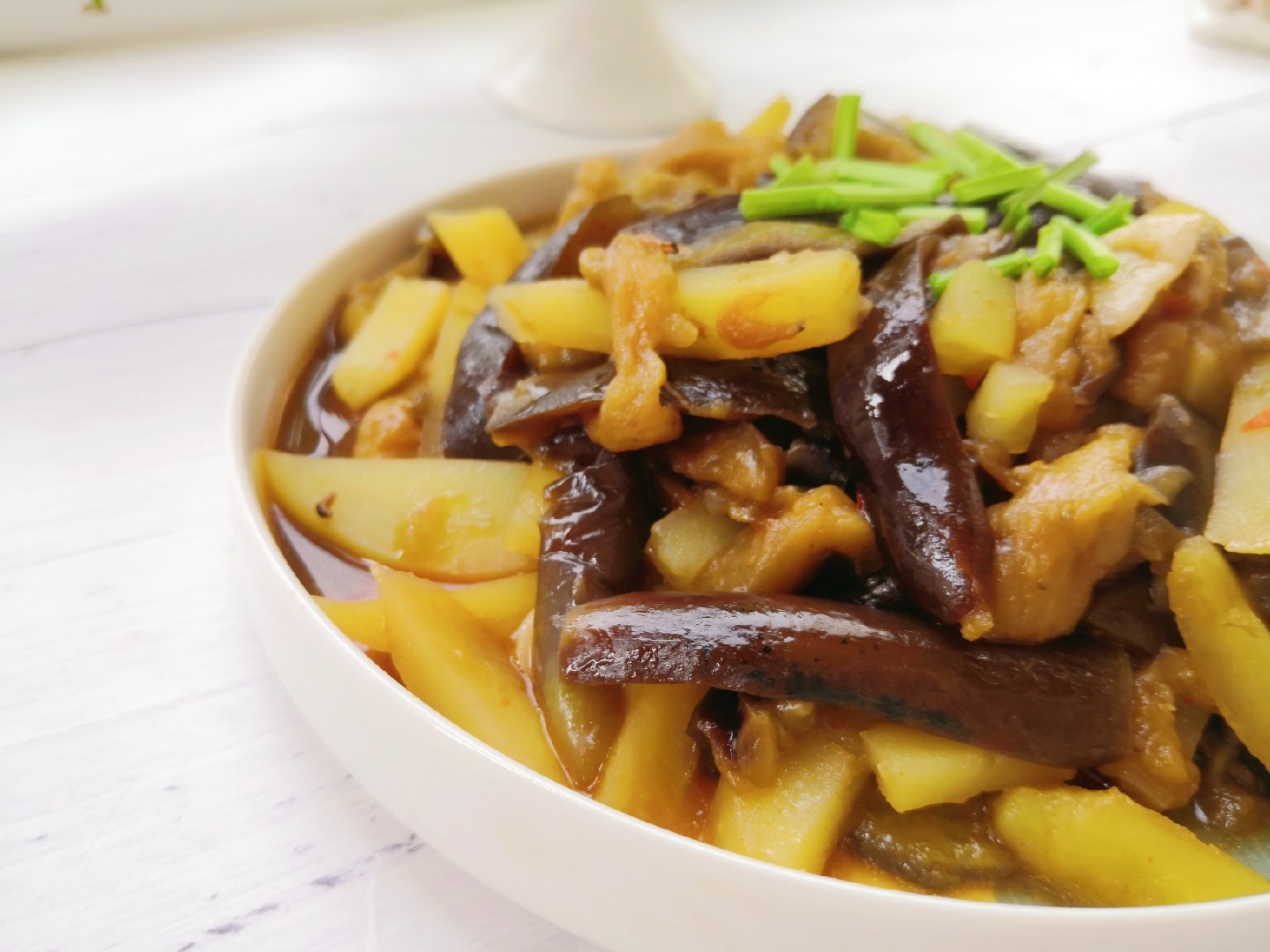 風味茄子的做法-香辣味炒菜譜