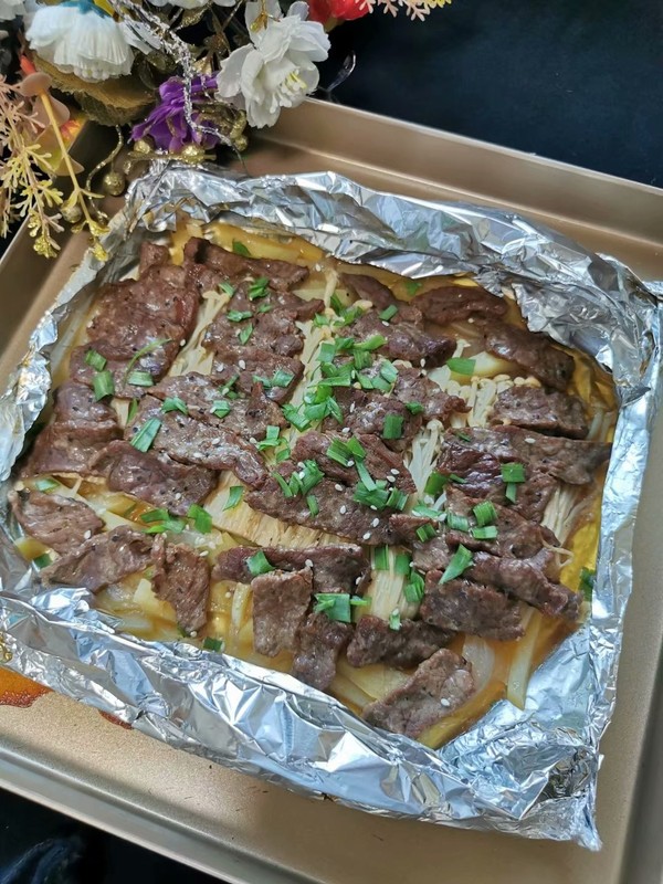 金針菇烤牛肉的做法-家常味烤菜譜-易網(wǎng)健康養(yǎng)生網(wǎng) 金針菇烤牛肉的做法-家常味烤菜譜