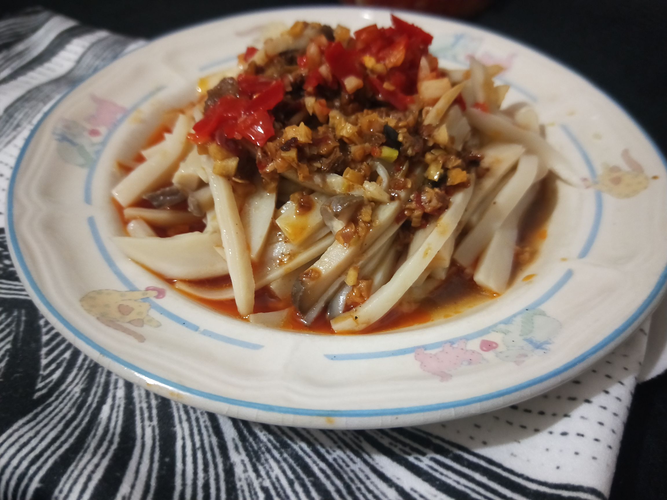 涼拌杏鮑菇的做法-家常味拌菜譜