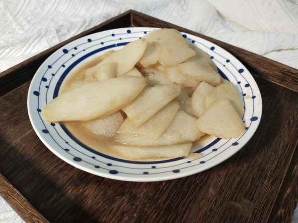 清炒山藥的做法-家常味炒菜譜