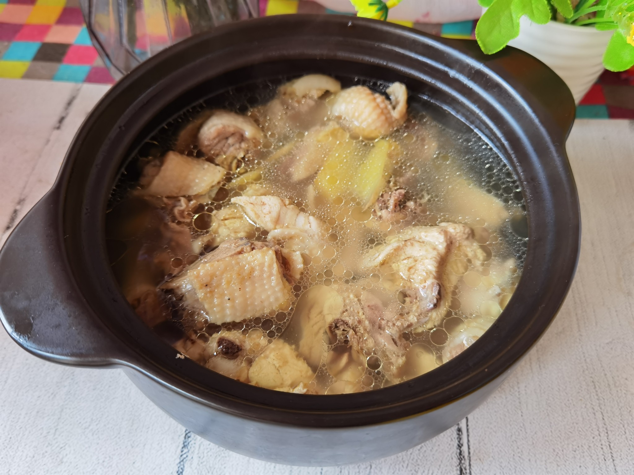椰子雞煲的做法-咸鮮味煮菜譜