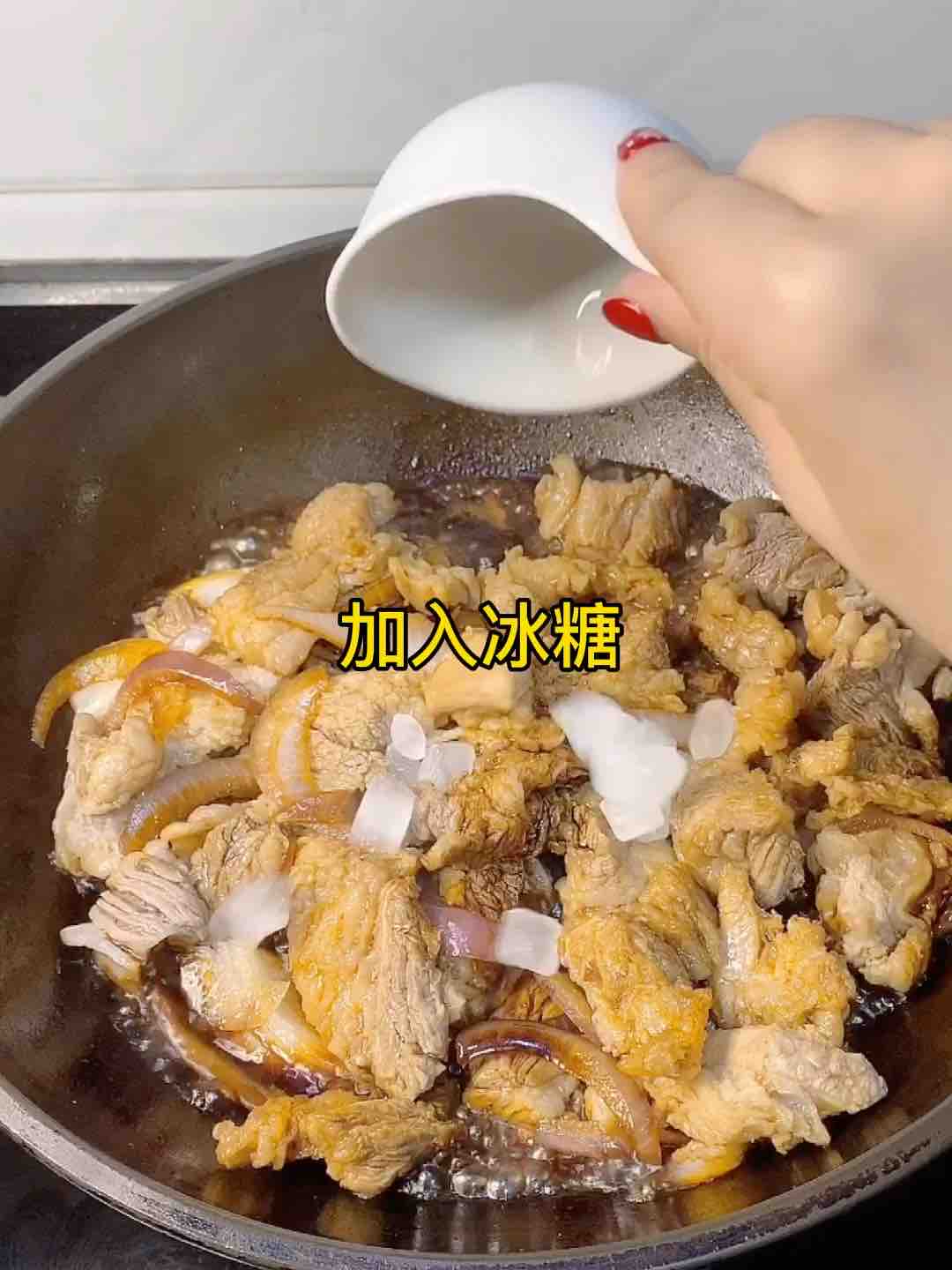 搞點宵夜778，老廣最愛的蘿卜燉牛腩，真香??的做法-家常味燉菜譜