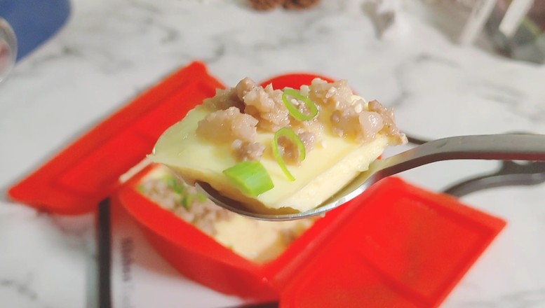 肉末豆腐蒸蛋的家常做法，鮮香滑嫩超好吃的做法-家常味蒸菜譜