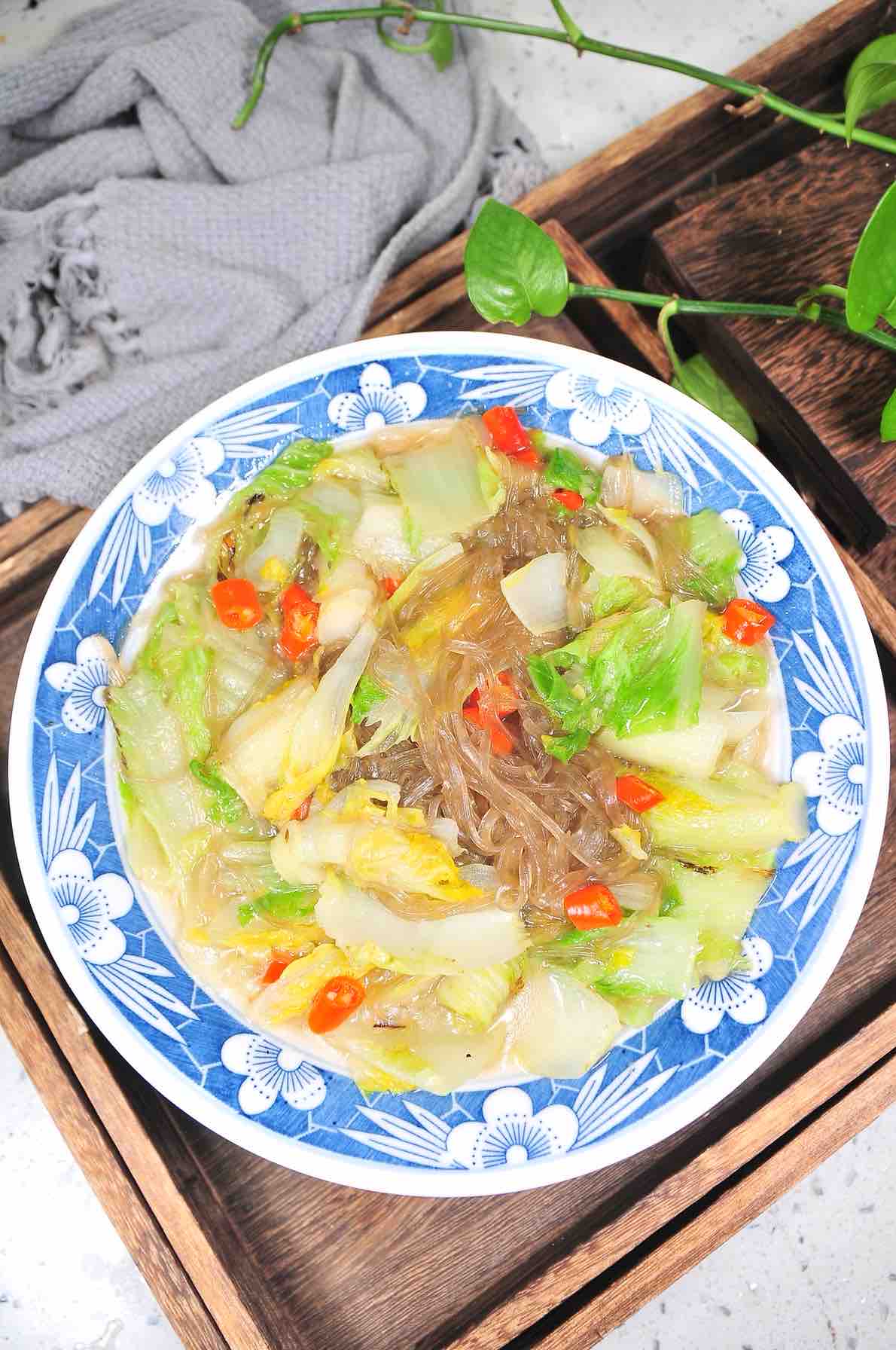 大白菜粉絲的做法-家常味燒菜譜-易網健康養生網 大白菜粉絲的做法-家常味燒菜譜