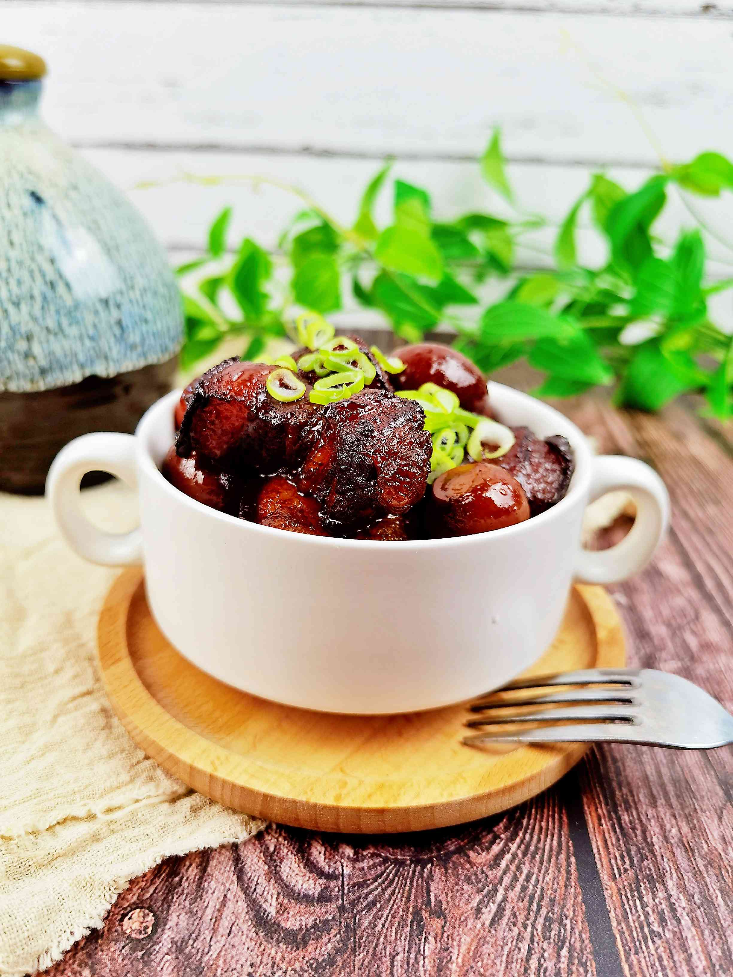 年夜飯“硬菜”-不加1滴水的紅燒肉，入口咂舌仰嘆天的做法-家常味燉菜譜
