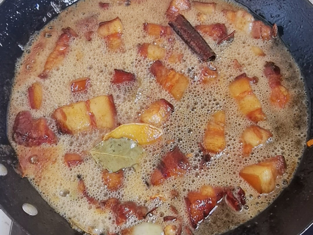 年夜飯“硬菜”-不加1滴水的紅燒肉，入口咂舌仰嘆天的做法-家常味燉菜譜
