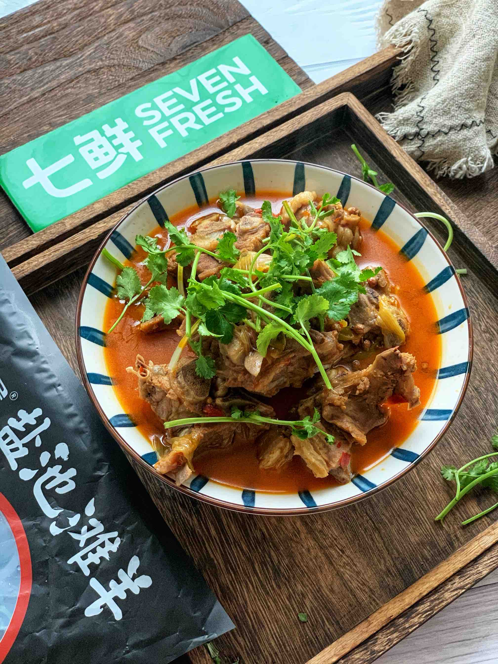 香辣羊蝎子，簡直太費米飯了的做法-香辣味燒菜譜