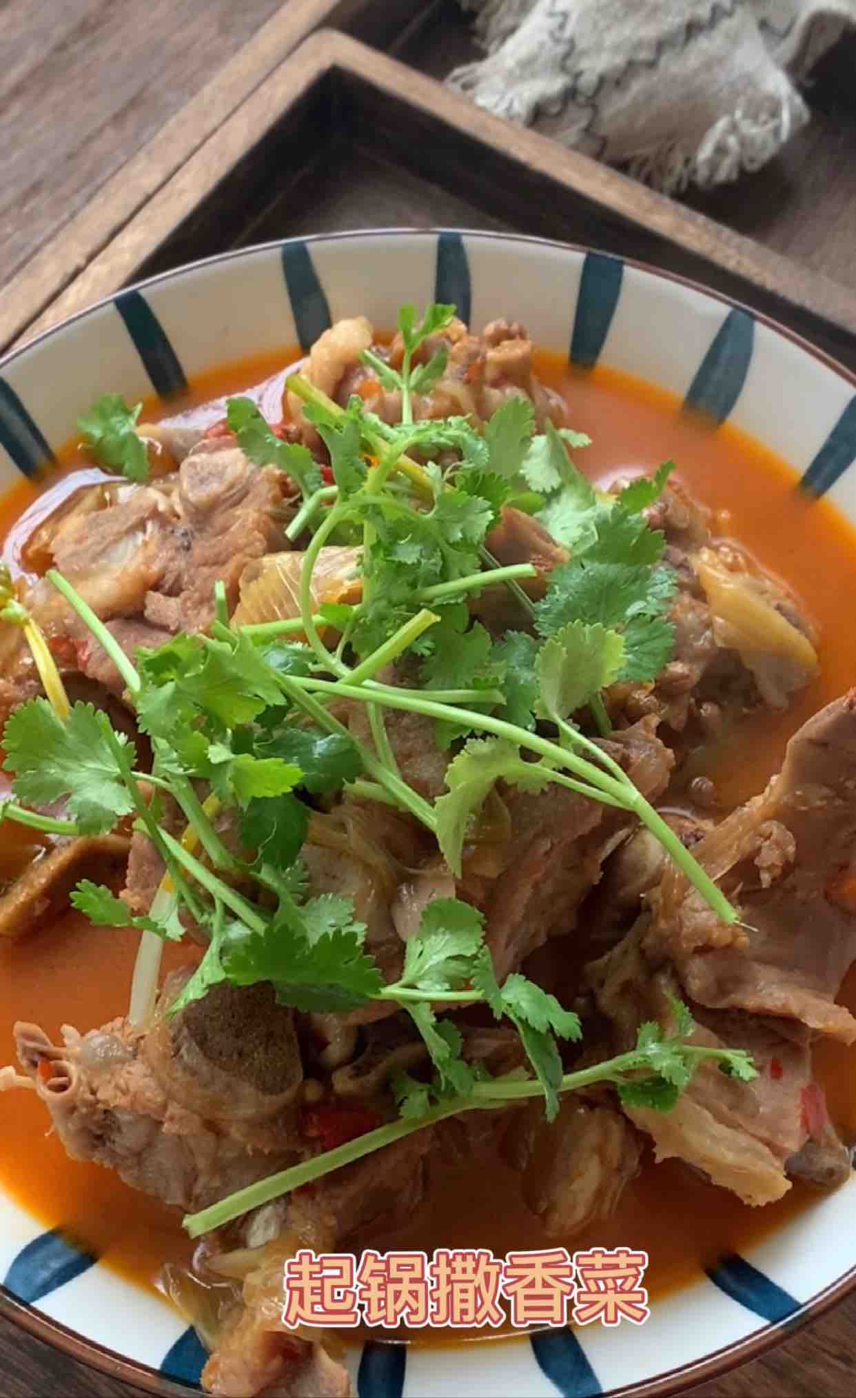 香辣羊蝎子，簡直太費米飯了的做法-香辣味燒菜譜