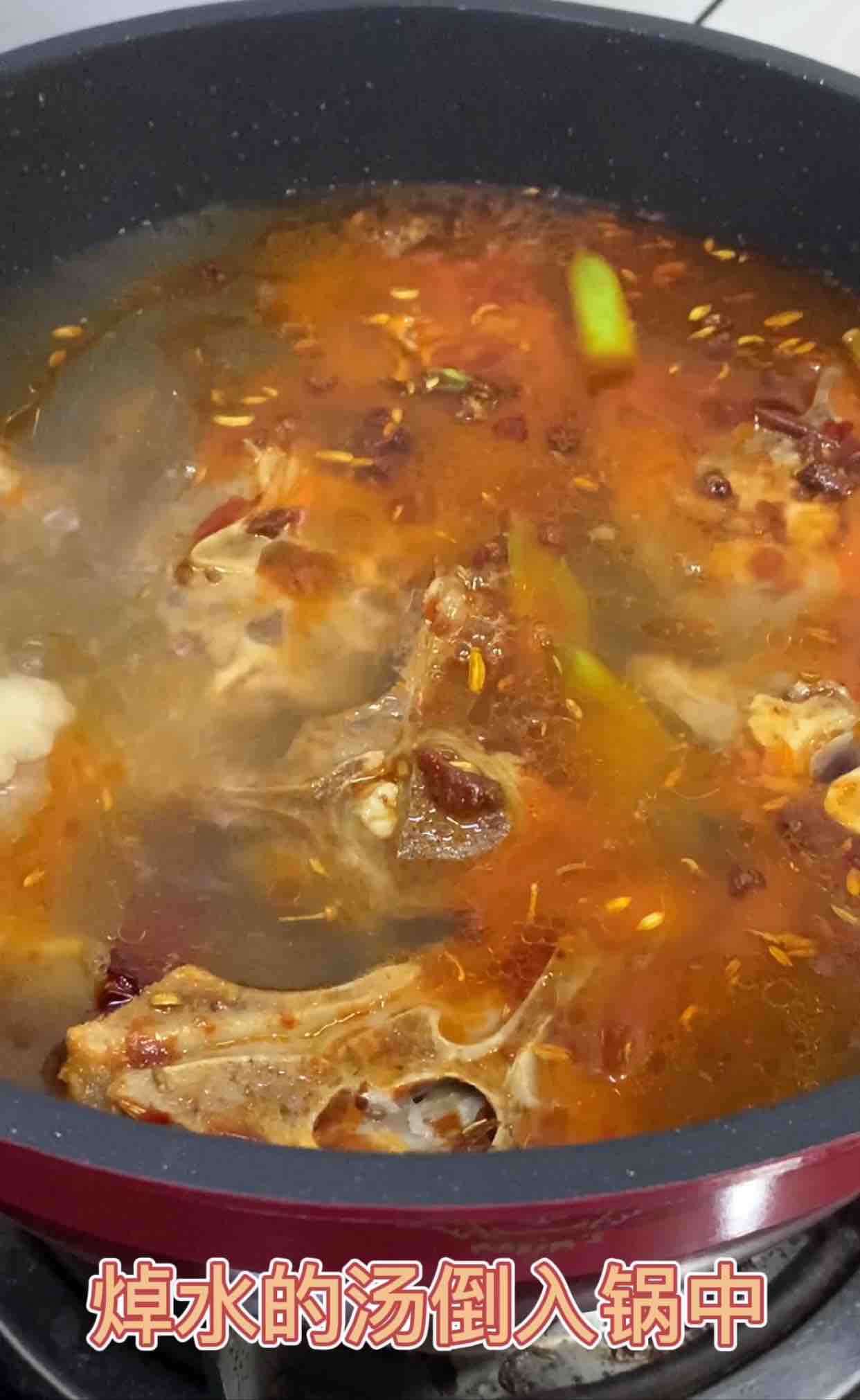 香辣羊蝎子，簡直太費米飯了的做法-香辣味燒菜譜