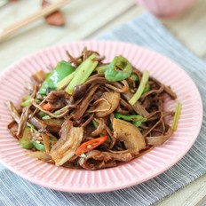 干鍋茶樹(shù)菇的做法-家常味炒菜譜