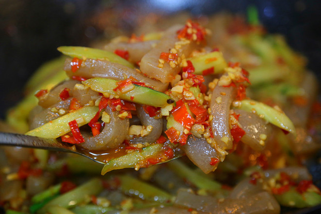 剁椒炒魔芋豆腐的做法-酸辣味炒菜譜