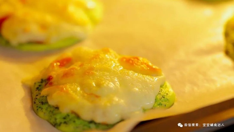 西藍(lán)花奶酪餅【寶寶輔食食譜】的做法-家常味烘焙菜譜