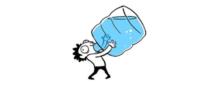 渴了可以喝水嗎，已經缺水！
