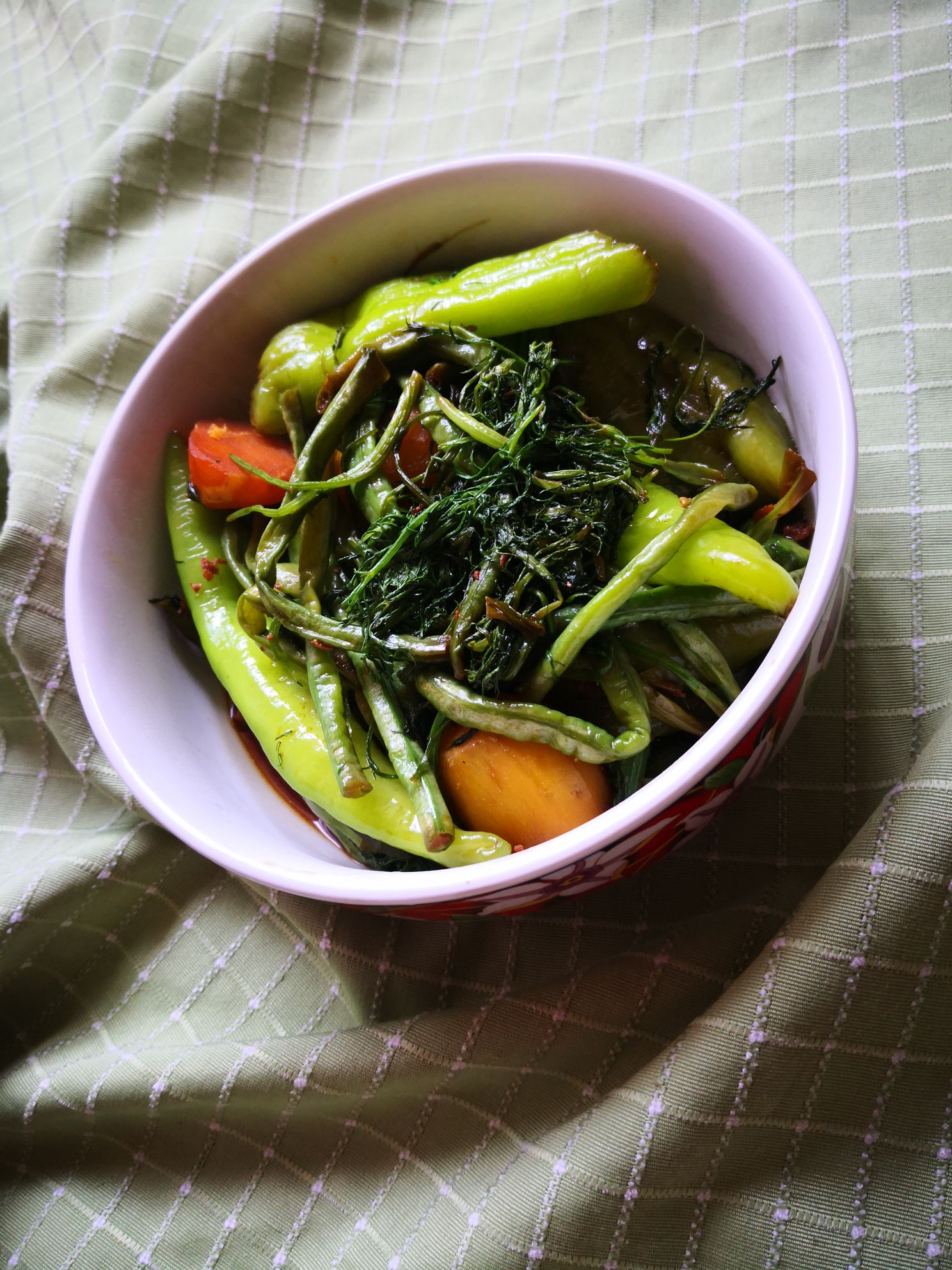 葷香豇豆烀咸菜的做法-家常味燉菜譜 葷香豇豆烀咸菜的做法-家常味燉菜譜