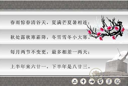 2018節(jié)氣歌_二十四節(jié)氣歌_節(jié)氣民歌